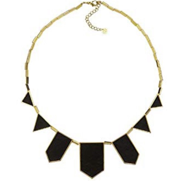 House of Harlow 1960 leather station necklace - Picture 2 of 8